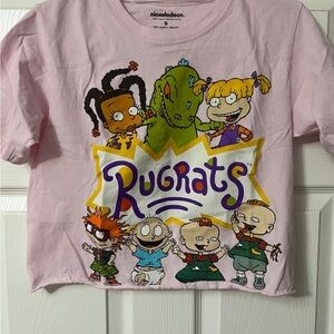 Nickelodeon Rugrats Graphic T Shirt Pink Size S